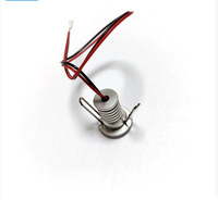 Plafonnier en cristal à effet ciel étoilé, mini projecteur LED RGB intégré 13 mm 12 V