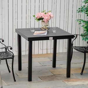 "Lightweight Modern Outdoor Aluminum <b>Folding</b> Patio <b>Dining</b> <b>Table</b>" - Product Image 2