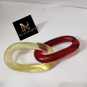 งานตกแต่งผนังแบบโซ่เชื่อมต่อกันทำจากเรซิ่นแฮนด์เมด ดีไซน์ทันสมัย MN EXPORTS - Product Image 4