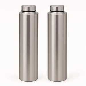 High Quality Single <b>Wall</b> Stainless Steel Water Bottle Blank Metal Flask Screw Cap Leakproof Custom <b>Logo</b> Travel Sports Gym - Product Image 6