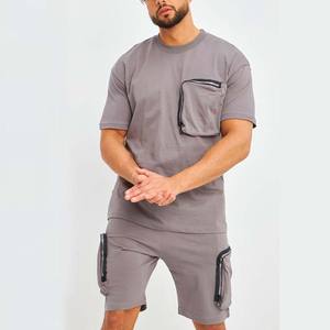 Nouvel ensemble d'été pour homme, respirant, t-shirt à manches courtes et short, ensemble deux pièces, tenue de sport pour homme - Product Image 5