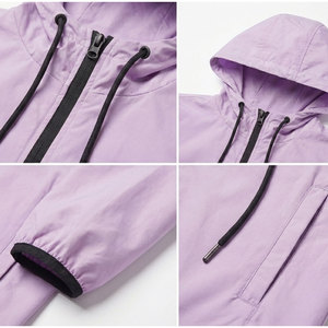 Veste coupe-vent légère, service OEM, design personnalisé, prête à l'emploi pour l'extérieur, conçue pour le confort et les performances - Product Image 5