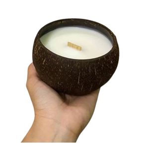 สินค้าขายดี ชุดของขวัญสุดพิเศษ ถ้วยเทียนเปลือกมะพร้าวธรรมชาติรักษ์โลก - Product Image 1