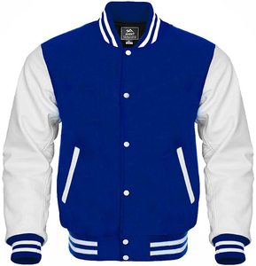New Leather Trendy Lettermen Bomber Jacket 100% Wool/Polyester/Cotton <b>Canvas</b> Casual Winter Front Logo Customizable <b>Plain</b> Dyed - Product Image 3