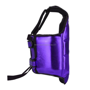 Protège-poitrine de boxe en cuir violet personnalisé, souple et durable, pour l'entraînement, protection corporelle, équipement de protection, utilisation toutes saisons - Product Image 6
