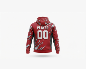 Sudadera Moderna con Capucha Sublimada, Sudadera Deportiva Personalizada para Correr, Gimnasio, Entrenamiento y Uso Casual - Product Image 2