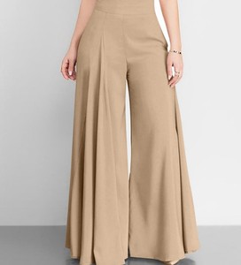 Nouveau pantalon de bureau formel pour femme, taille haute, coupe droite, en toile polyester/coton écologique à séchage rapide, excellente qualité, collection automne - Product Image 5