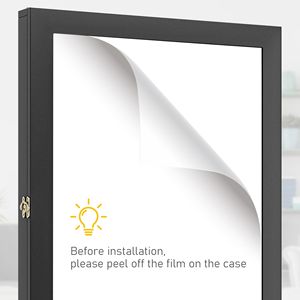 23.5 \ "X 31.5 \" espositore con telaio in Jersey sportivo nero accessori resistenti ai raggi UV - Product Image 4