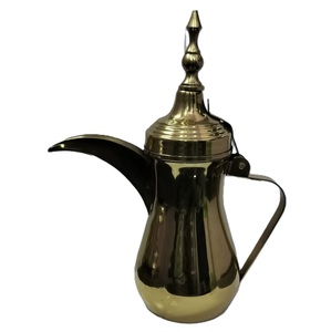High Quality Handcrafted <b>Arabic</b> Dallah Coffee Pot With Middle East Style Luxury Glossy Polished At Wholesale Cheap Price - Product Image 5