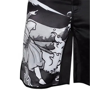 <b>Men</b> MMA <b>Shorts</b> <b>Black</b> Sublimation Print Moisture Wicking Premium Quality Breathable Design And Color Plus Size - Product Image 5