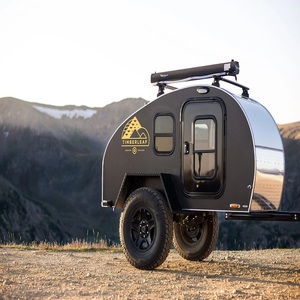 Customized New Luxury Aluminium European Design Travel Teardrop Off-Road Camper Trailer for Apartment and House Use - Product Image 1