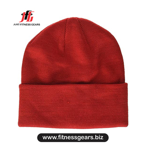 Bonnet en tricot uni pour l'hiver, unisexe, adulte, 56-58 cm, décontracté, pour l'extérieur - Product Image 1