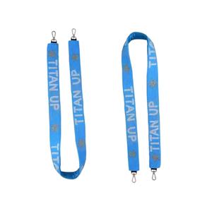 Correa de monedero con cuentas a cuadros Titan UP Star, correas de bolsa de cuentas de semillas de oro blanco personalizadas, accesorios de moda para bolsos - Product Image 1