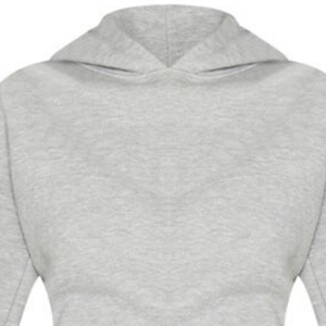 Sudadera con Capucha Corta Personalizada para Mujer, con Logotipo Frontal, Tejido de Felpa Ecológico - Product Image 5