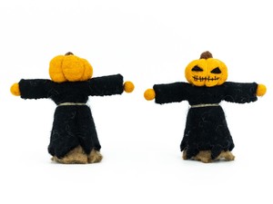 Lot de décorations suspendues en feutre pour Halloween : Tête de citrouille, Épouvantail, Ornement pour la récolte d'automne, Cadeau pour enfant - Product Image 2