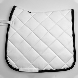 BRAND ZONE Tapis de selle carré en daim à contact étroit, durable, confortable, personnalisable, avec doublure en maille polyvalente - Product Image 2
