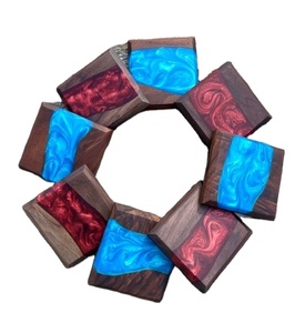 Hottest Design Resin and Wood Custom Design <b>Coasters</b> for Drink Coffee Tea for Office & Home for Hot <b>Table</b> Accessories - Product Image 3