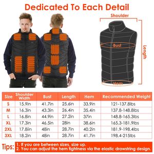 Gilet Riscaldato USB per Uomo e Donna, Giacca Termica Elettrica con 3 Livelli di Temperatura per Sport all'Aperto - Product Image 6