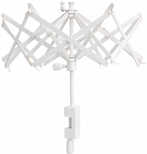 Cadeau pour les tricoteuses |   Parapluie en bois pour bobines de fil |   Enrouleur de fil à fixation sur table |   Outil de tricot et de crochet |   Porte-écheveaux | - Product Image 2