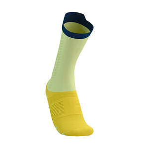 Athletic Crew <b>Socks</b> Yellow Green Blue Breathable Knitted for Running Adults Standard <b>Thickness</b> Solid Pattern Anti Slip <b>Socks</b> - Product Image 4