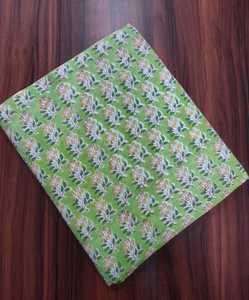 Tissu en coton léger imprimé au bloc, tissu en coton imprimé à la main de Jaipur pour robes, fournisseur en gros, fournisseur pour commandes en gros - Product Image 2