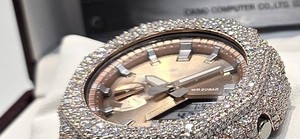 High End GA2100 Custom Iced Out Watch Metal <b>Case</b> Stainless Steel Luxury CasiOak Mod Upgrade Kit Full Metal Stainless Steel <b>Case</b> - Product Image 4