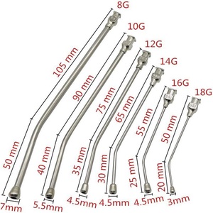 Aiguilles d'alimentation pour oiseaux Surtechs, courbées, lot de 7, pour perroquets, souris, rats, moineaux, instruments chirurgicaux vétérinaires - Product Image 4