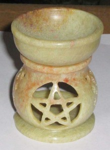 Soapstone Handmade Durable Sustainable Aroma <b>Oil</b> <b>Burner</b> with Polished Finish for Home Decoration - Product Image 4