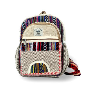 Hemp Cotton <b>Mini</b> <b>Backpack</b> for Safety & Survival Gear - Product Image 1