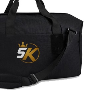 Sac de sport unisexe en tissu Oxford à motif écossais, 40-55L, fermeture éclair, résistant à l'eau, durable, pour la gym et le fitness - Product Image 4