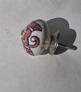 Boutons de meuble ronds et poignées de tiroir en résine incrustée, faits à la main, motif ange, pour armoire, placard, cuisine, vente en gros, artisanat - Product Image 2