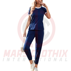 Custom Logo 100% Cotton Made Women Tracksuit With All Size Available High Quality Women Tracksuits In Best Price - Product Image 5