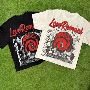 เสื้อยืดคอตตอนโอเวอร์ไซส์ หนานุ่ม สไตล์สตรีทแวร์ ยูนิเซ็กซ์ แฟชั่น พิมพ์ลายด้านหน้าได้ เป็นมิตรกับสิ่งแวดล้อม ป้องกันรังสียูวี รับผลิตแบบ OEM ขายส่ง - Product Image 5