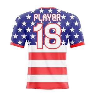 Camiseta de Fútbol Sublimada Personalizada al por Mayor, Camiseta Deportiva Transpirable de Secado Rápido, Proveedor de Fábrica de Ropa Deportiva OEM - Product Image 6