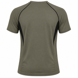 Wholesale <b>Men's</b> Sports Running <b>Compression</b> Gym T-<b>Shirt</b> Slim Fit Quick Dry Breathable 180g Jersey High - Product Image 1
