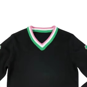   Sweat-shirt en tricot pour sororité, vêtement haut de gamme, cadeau d'hiver élégant, broderie grecque en chenille 1908 - Product Image 3