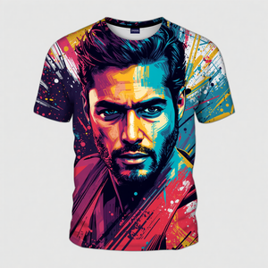 เสื้อยืดผู้ชาย แขนสั้น ผ้าฝ้าย สไตล์ลำลอง แบบพื้นฐาน พร้อมบริการรับผลิตแบบ OEM ODM - Product Image 4