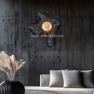 Zaya Teak Wood Wall Lamp Decorative Exotic Style Wall <b>Light</b> for Home Interior Bedroom Living Room Hotel - Product Image 6