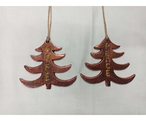 Adornos Navideños Metálicos, Duraderos e Inastillables, Decoración para Colgar en el Árbol, Decoraciones Navideñas para el Hogar, Regalos Festivos de Temporada - Product Image 4