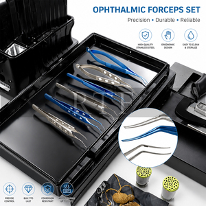 Forceps de Capsulorhexis Manuels en Acier Inoxydable de Qualité Supérieure, de l'État Brut au Fini Raffiné |   Instrument chirurgical ophtalmique certifié CE pour usage hospitalier - Product Image 4
