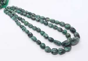 Cuentas de Esmeralda Natural AAA, Pepitas Lisas de 8x12-13x16 mm, Cuentas de Esmeralda de 16 Pulgadas con Forma de Gota, Cuentas de Esmeralda para Joyería - Product Image 4