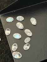 Vente en gros de diamants naturels calibrés, taillés rond brillant, couleur D, percés au laser, RAMDUT IMPEX RD-N17, pour bijoux fins
