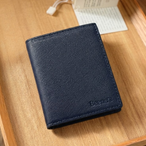 Luxury Minimalist Genuine Leather <b>Slim</b> Waterproof <b>Card</b> <b>Holder</b> Detail Unisex Custom Logo Design for Daily Use - Product Image 6
