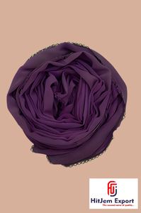 Soft Drape Neckwear Fabric Cotton Viscose Polyester Blend Lightweight <b>Scarf</b> Textile OEM ODM Private Label Custom Manufacturer - Product Image 4