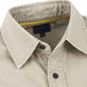 Comfortable Breathable Cotton <b>Flame</b> Retardant Work <b>Shirt</b> with Lightweight Fabric and Strong Stitching for Men's Active Daily Use - Product Image 5