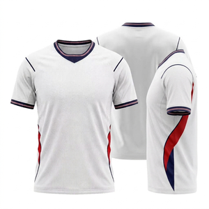 Maillot de football personnalisé pour homme, style professionnel, col en V, manches courtes, nom et numéro cousus, uniforme de football américain, vente en gros - Product Image 6