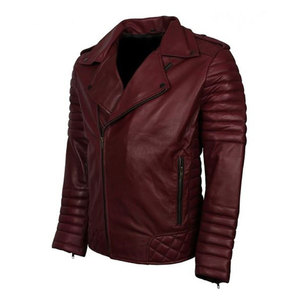 <b>Mens</b> Genuine <b>Leather</b> <b>Jacket</b> Winter Casual Motorcycle Style Outerwear Soft Durable Comfortable Fashion Streetwear Coat - Product Image 4