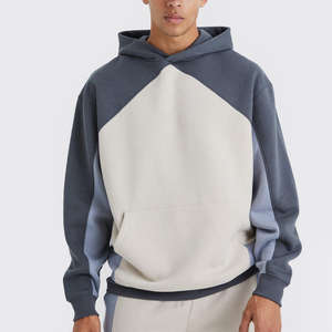 Sweat à capuche homme OEM pas cher pour l'hiver, 100 % coton molletonné, grammage lourd, épaules tombantes, coupe oversize, pour l'extérieur - Product Image 5