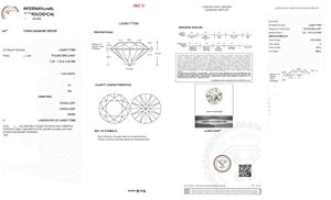 Igi ได้รับการรับรอง1.50ct ในห้องปฏิบัติการเพชรสีขาวตัดสดใสด้วยสีฟ้าสีชมพู VVS2ขัดเครื่องประดับธรรมชาติอัญมณีหลวม - Product Image 5
