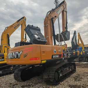 Excavatrice d'occasion SANY SY215C Pro, 38 tonnes, hydraulique, sur chenilles, godet de 1,38 m³, moteur, pompe hydraulique pour la construction et les travaux de terrassement - Product Image 1